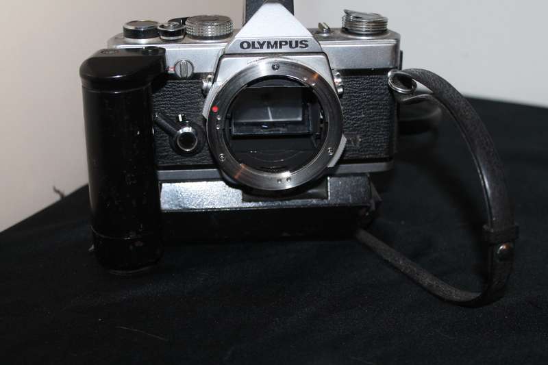 Olympus OM 1 Film Camera With Lens