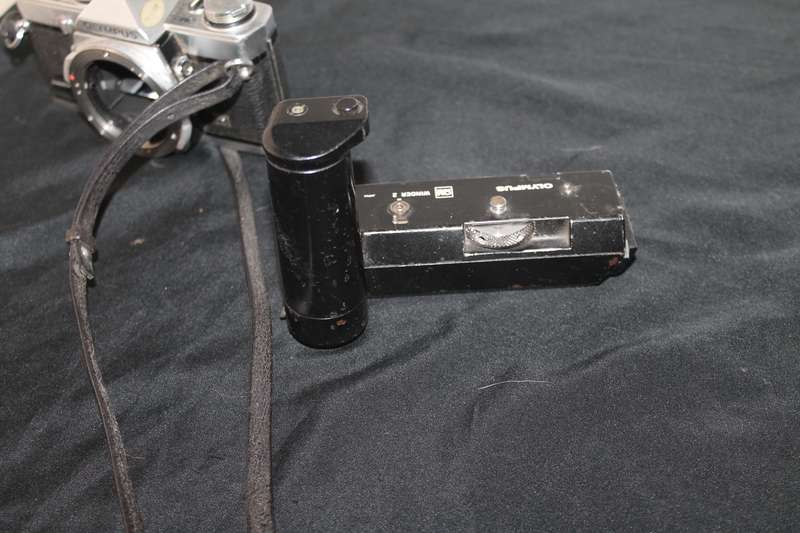 Olympus OM 1 Film Camera With Lens