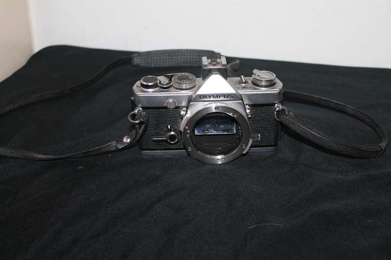 Olympus OM 1 Film Camera With Lens