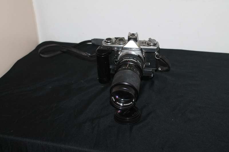 Olympus OM 1 Film Camera With Lens