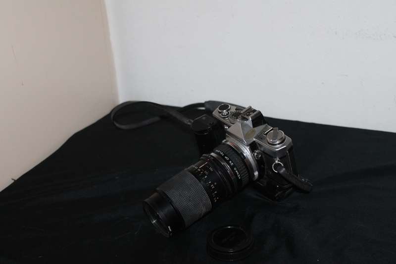 Olympus OM 1 Film Camera With Lens