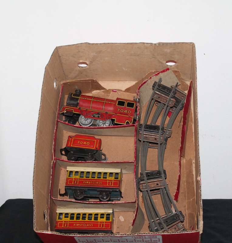 Brimtoy Train Set Tin