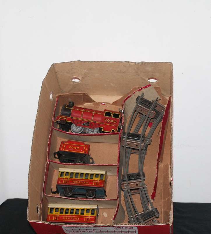 Brimtoy Train Set Tin