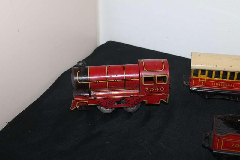 Brimtoy Train Set Tin