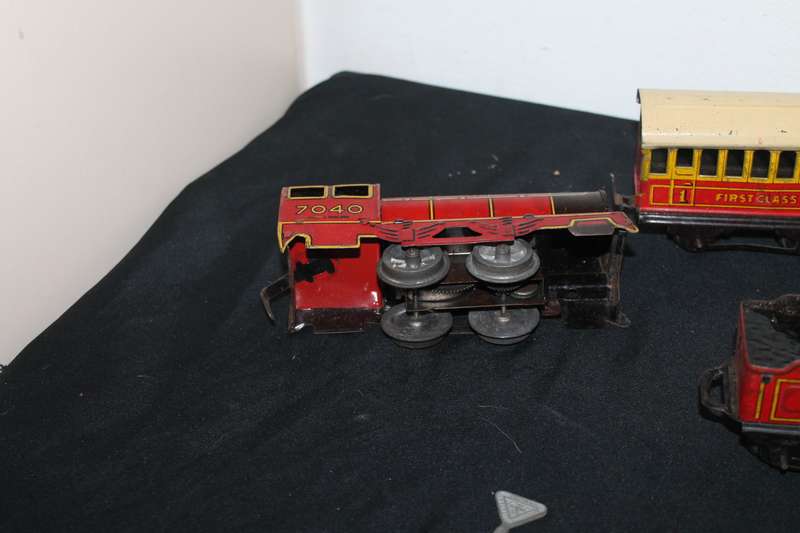 Brimtoy Train Set Tin