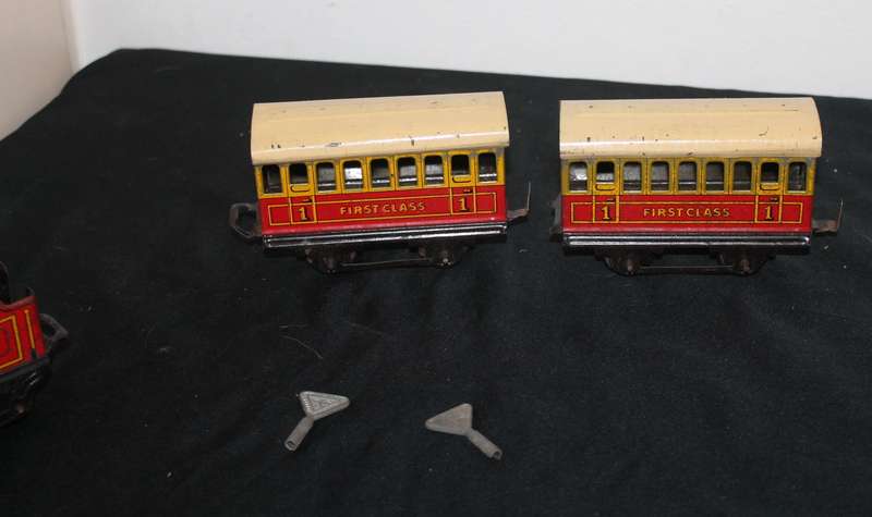 Brimtoy Train Set Tin