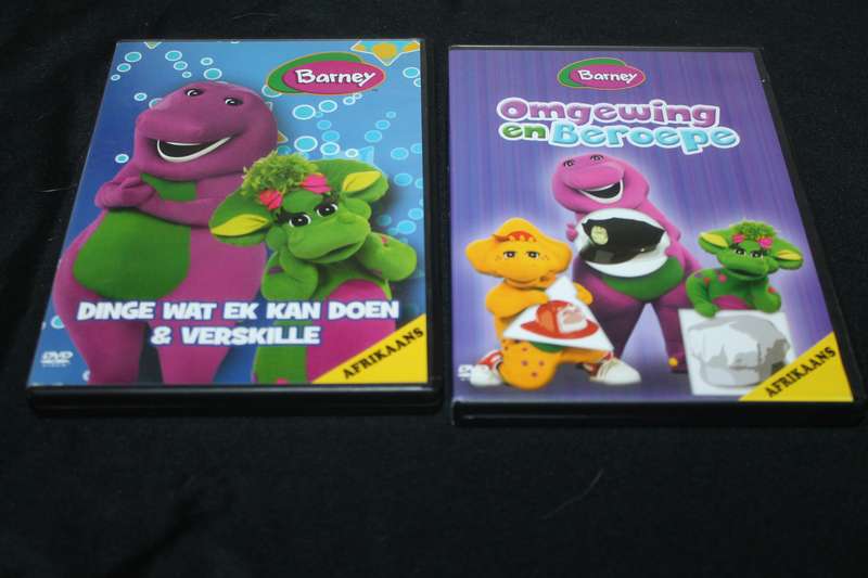 2 Afrikaans Barney DVD's
