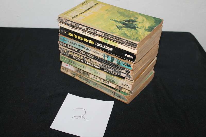 10 Louis L'Amour Books Lot 2