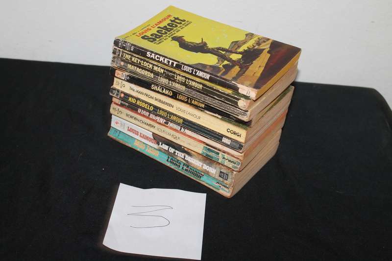 10 Louis L'Amour Books Lot 3