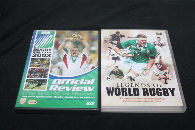 8 Rugby Dvd's