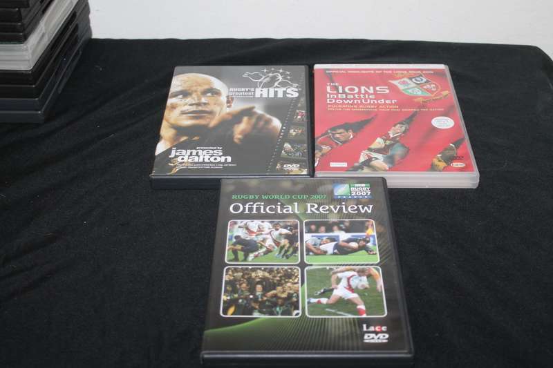 8 Rugby Dvd's