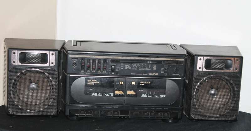 Sanyo Double Cassette "Boom" Box