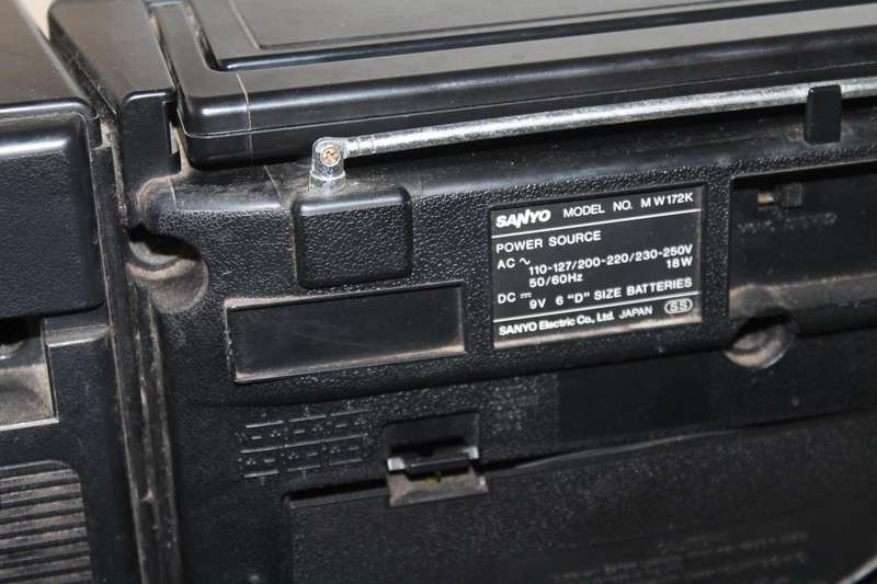 Sanyo Double Cassette "Boom" Box