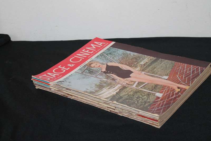10 Stage and Cinema Magazines 1958
