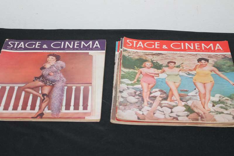 10 Stage and Cinema Magazines 1958