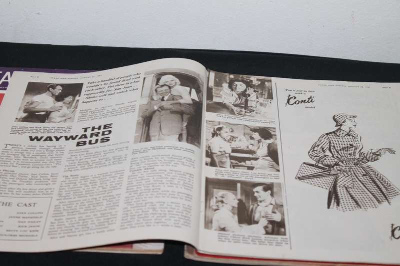 10 Stage and Cinema Magazines 1958