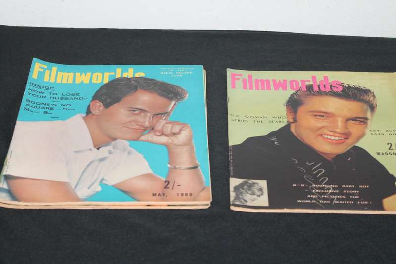 3 Film World Magazines 1960
