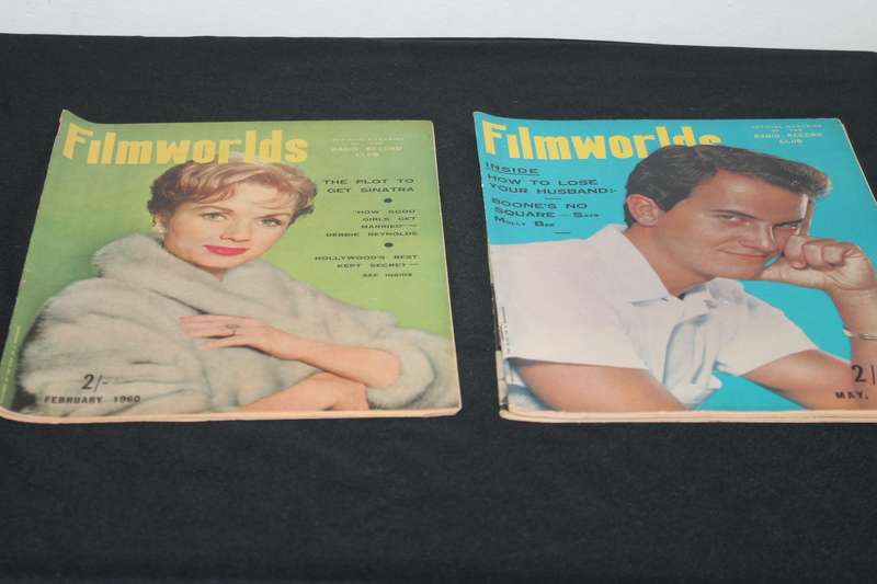 3 Film World Magazines 1960