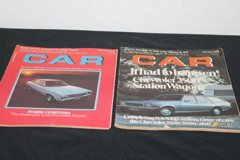 Car Magazine 1975 Jan to Dec 12 Magazines