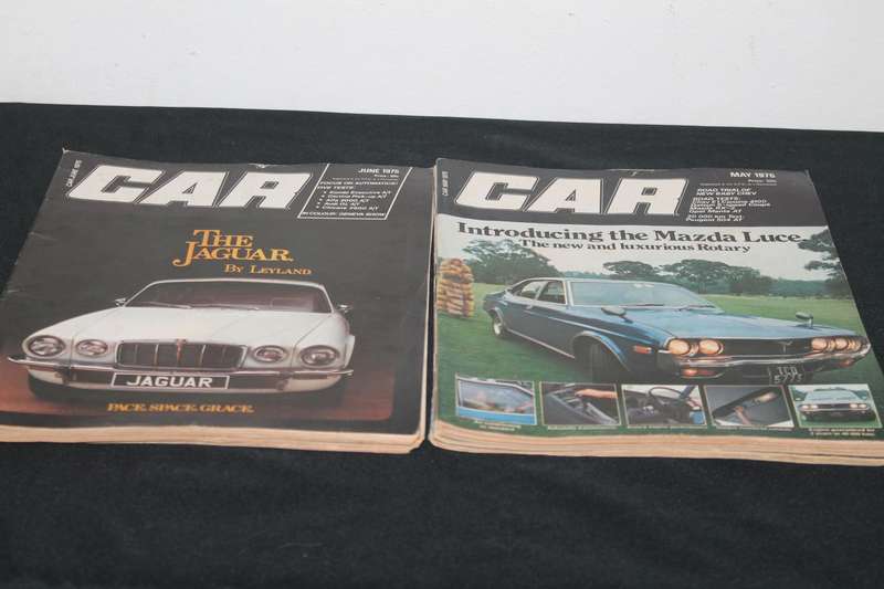 Car Magazine 1975 Jan to Dec 12 Magazines