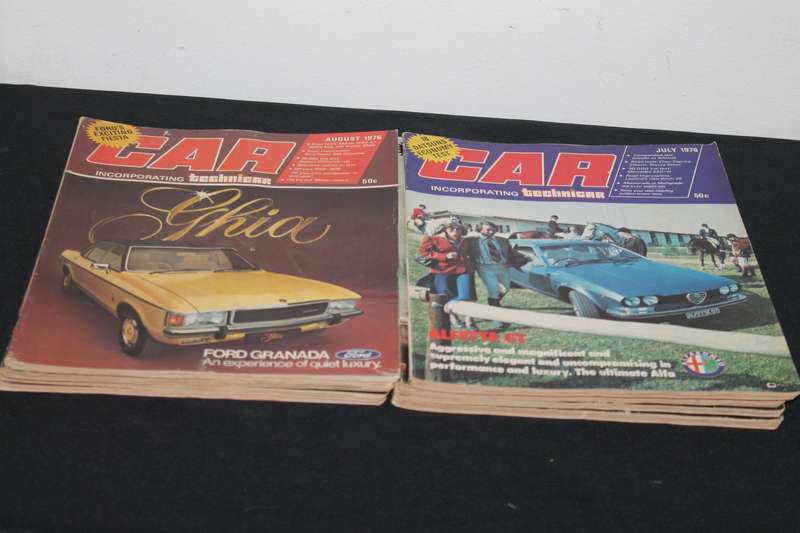 car Magazine 1976 Jan to Dec 12 Magazines