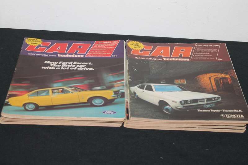 car Magazine 1976 Jan to Dec 12 Magazines
