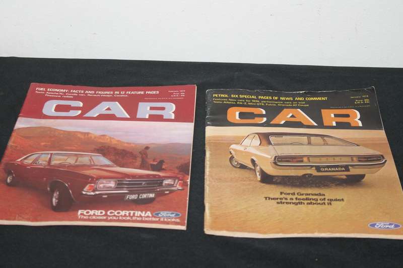 Car Magazine's 1974 Jan to Dec 12 Magazine's
