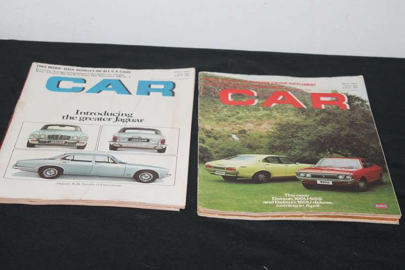 Car Magazine's 1974 Jan to Dec 12 Magazine's