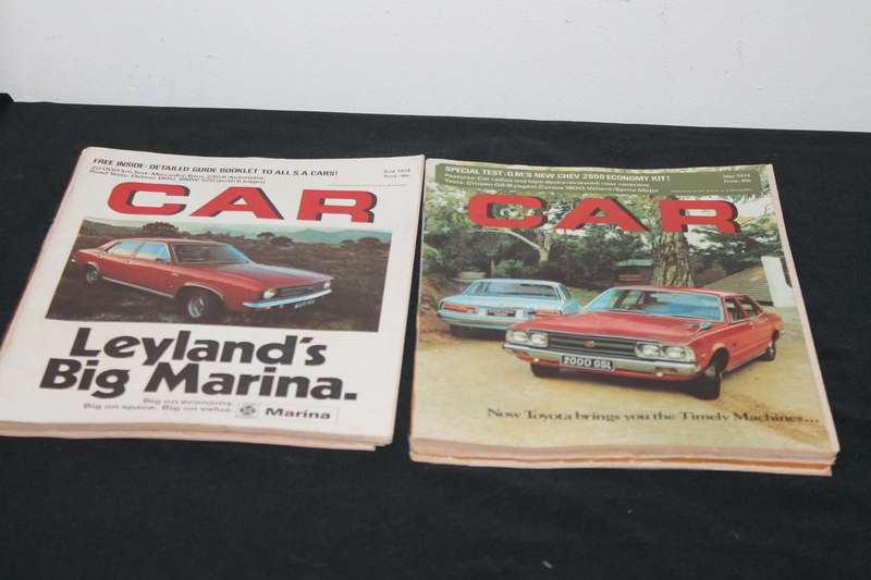 Car Magazine's 1974 Jan to Dec 12 Magazine's