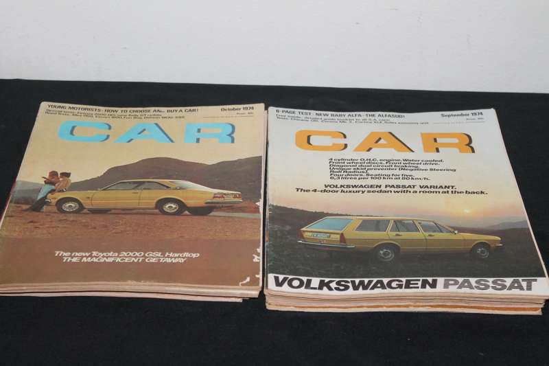 Car Magazine's 1974 Jan to Dec 12 Magazine's
