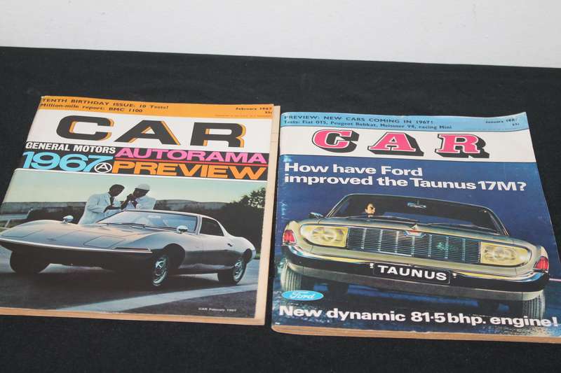 car Magazine's 1967 Jan to Dec 12 Magazine's