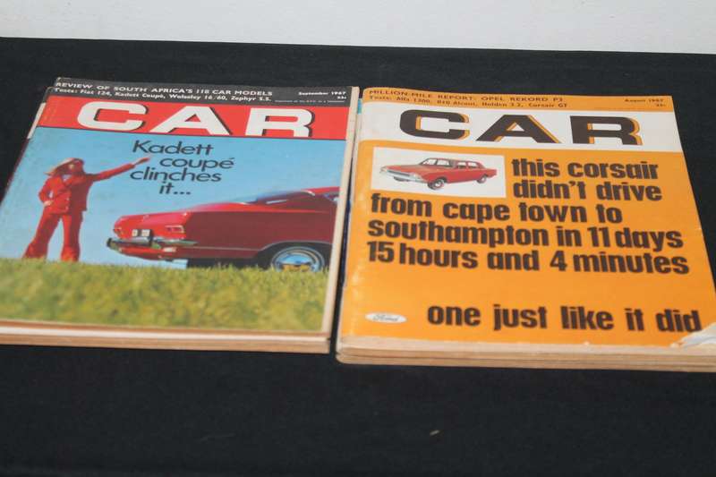 car Magazine's 1967 Jan to Dec 12 Magazine's