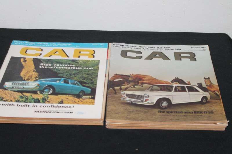 car Magazine's 1967 Jan to Dec 12 Magazine's