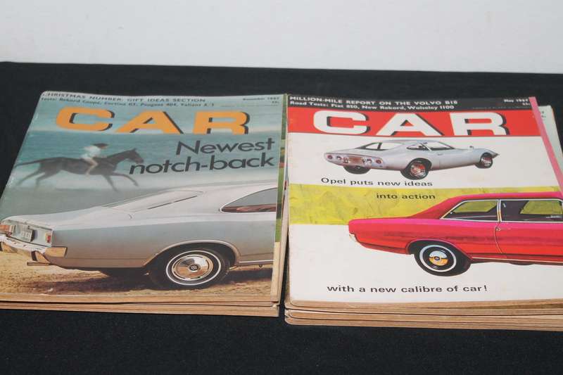 car Magazine's 1967 Jan to Dec 12 Magazine's