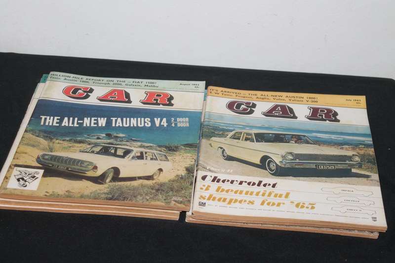 car Magazine's 1965 Jan to Dec 12 Magazine's