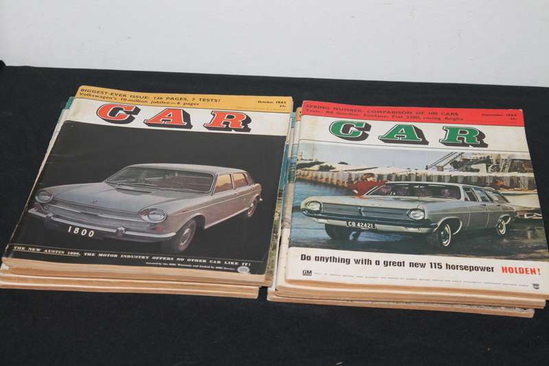 car Magazine's 1965 Jan to Dec 12 Magazine's