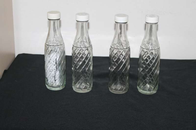 4 Soda Stream Glass bottles