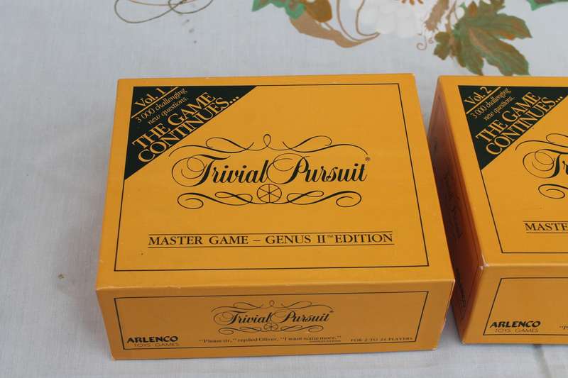 Trivial Pursuit Master Game Vol 1 & 2 Q & A Only
