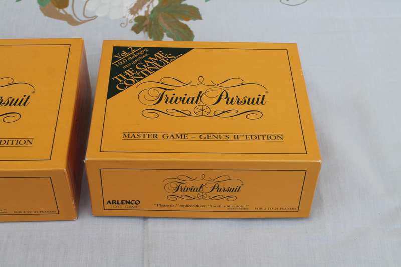 Trivial Pursuit Master Game Vol 1 & 2 Q & A Only