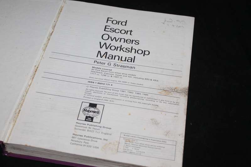 Owners Workshop Manual Ford Escort