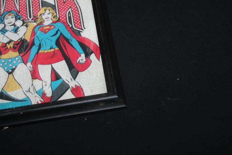 Framed print Supergirl, wonder woman