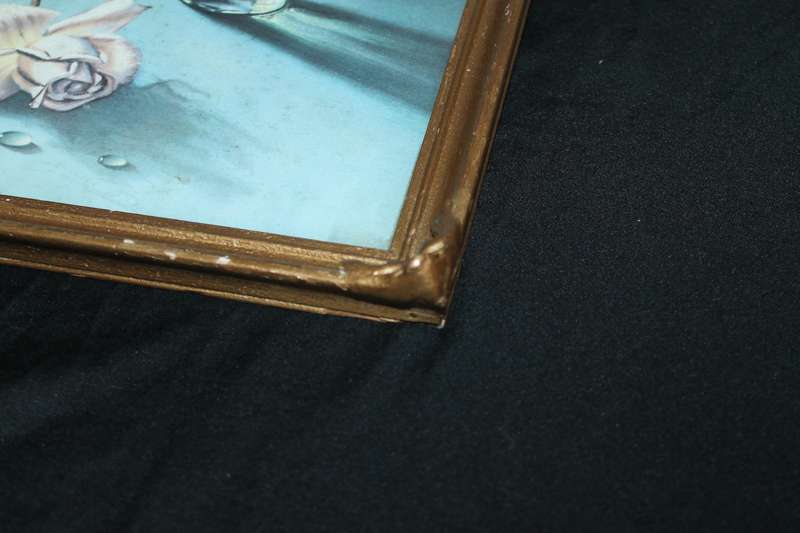 Framed Tretchikoff Print Weeping Rose