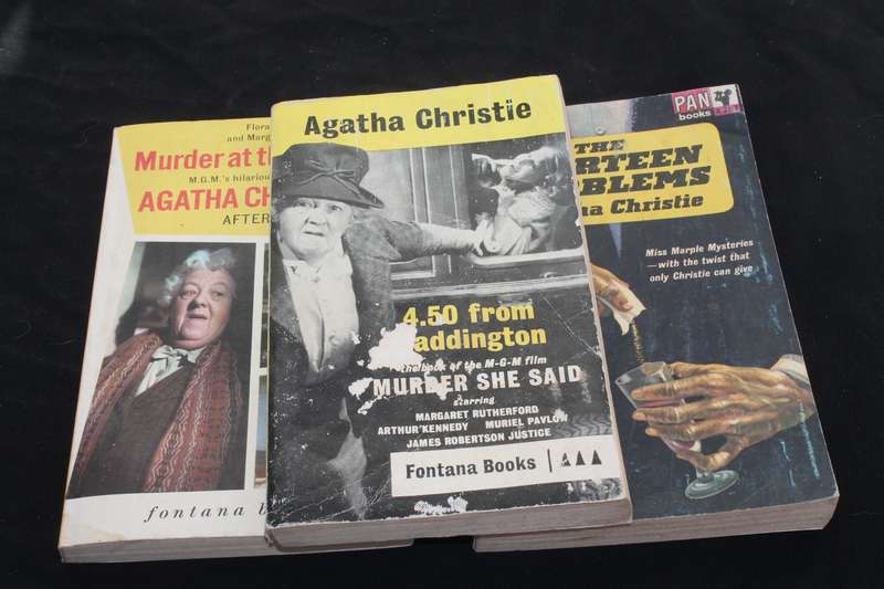 3 Agatha Christie Miss Marple books