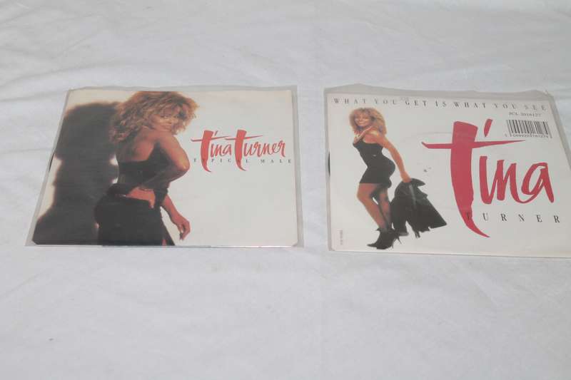 2 Tina Turner Picture Sleeve 7 Singles