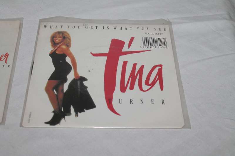 2 Tina Turner Picture Sleeve 7 Singles