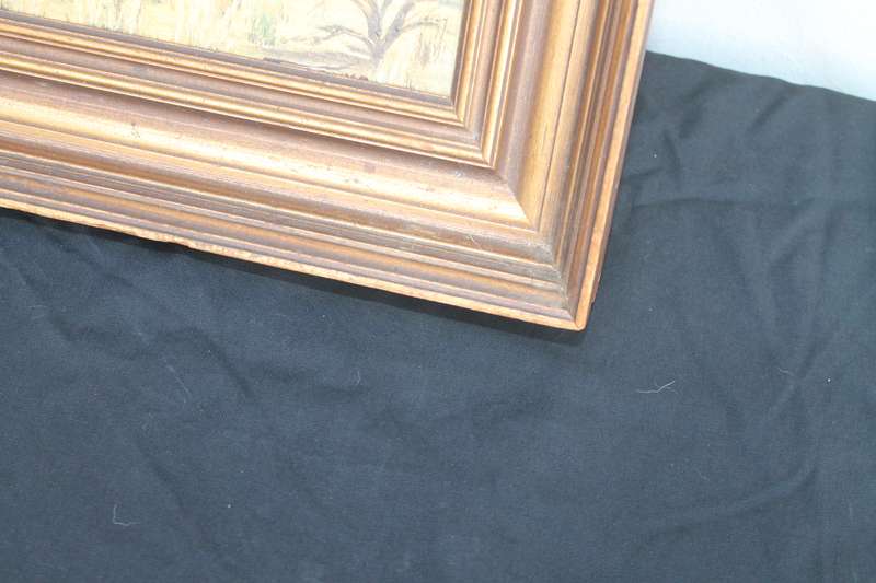 Oil of Trees Broad Gold Frame
