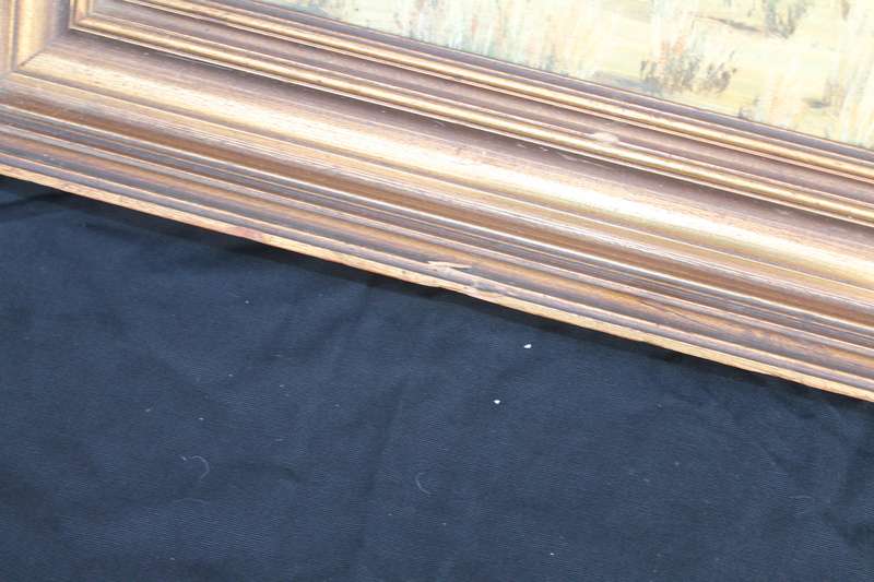 Oil of Trees Broad Gold Frame