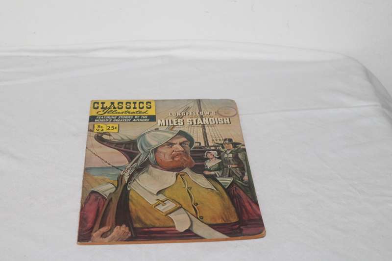 Classics Illustrated Miles Standish No 92