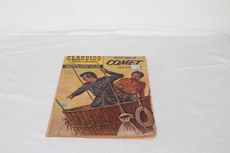Classics Illustrated Off on a Comet No 149