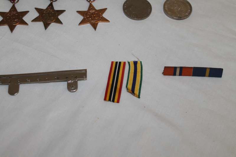 5 Medals and extra Ribbons